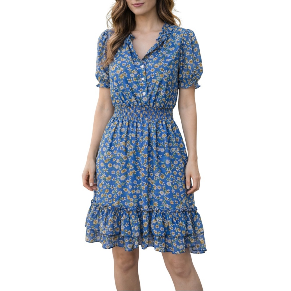 Forever 21 Floral Dress –‎ Size Large – Like New